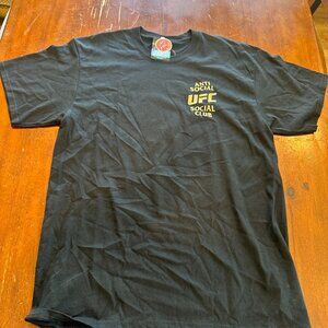 Anti Social Social Club x UFC Black Graphic T Shirt Size L